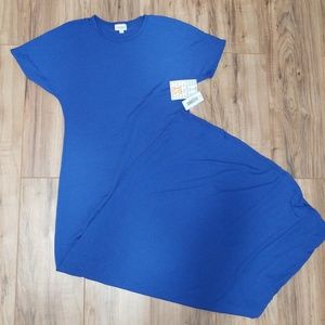 Lularoe Solid Blue Maria